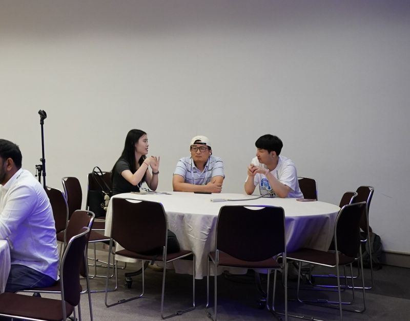 Peer Group Mentoring in progress